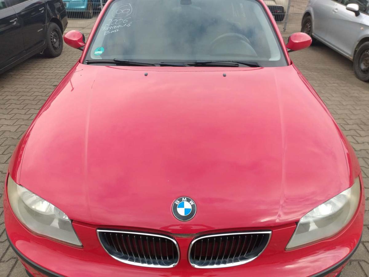 BMW 1er E87 original Motorhaube Japanrot Bj.2006
